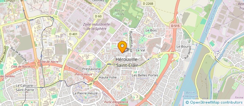 localisation de l'entreprise MONSIEUR LUCAS GUYARD à HEROUVILLE-SAINT-CLAIR