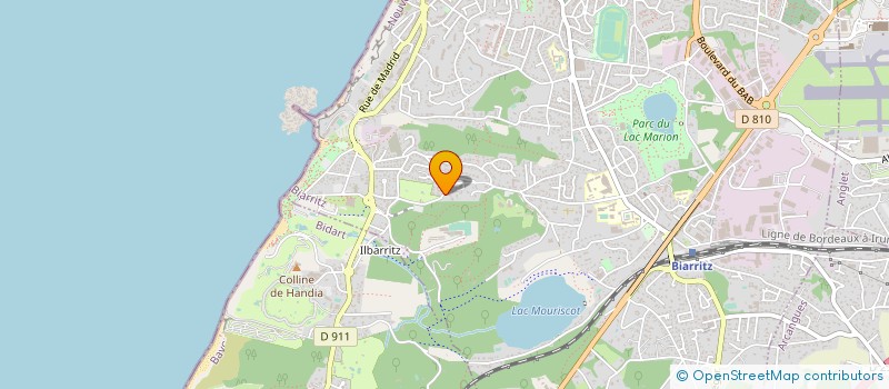 localisation de l'entreprise MONSIEUR LUCAS HAHL à BIARRITZ