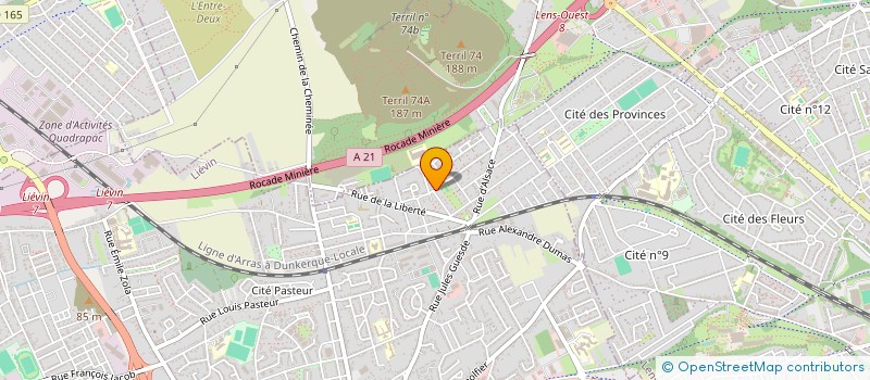 localisation de l'entreprise MONSIEUR LUCAS HANNOY  LIEVIN