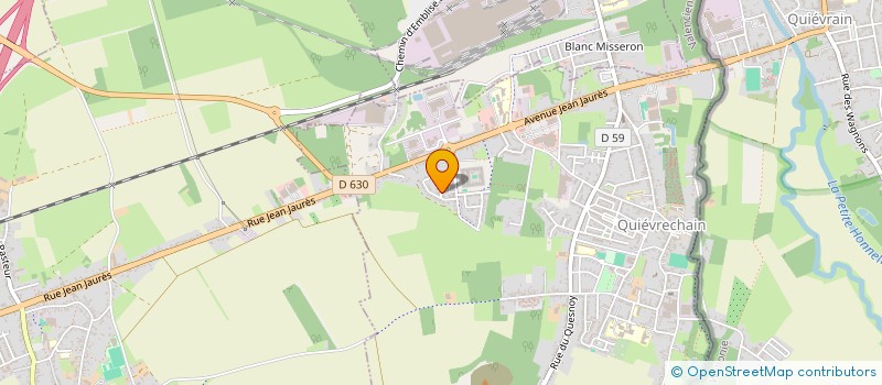 localisation de l'entreprise MONSIEUR LUCAS HANOT  QUIEVRECHAIN