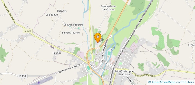localisation de l'entreprise MONSIEUR LUCAS HANSON à CHALAIS