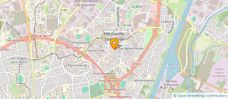 localisation de l'entreprise MONSIEUR LUCAS HECTOR  HEROUVILLE-SAINT-CLAIR