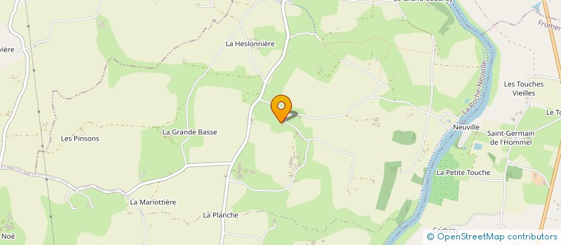 localisation de l'entreprise MONSIEUR LUCAS HERMENIER  LA ROCHE-NEUVILLE