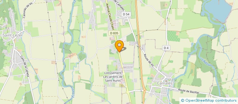 localisation de l'entreprise MONSIEUR LUCAS HOFFMANN  VIC-EN-BIGORRE