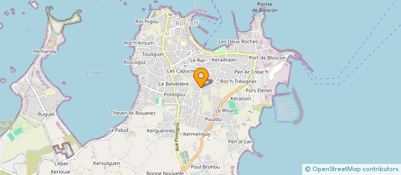 localisation de l'entreprise MONSIEUR LUCAS HUELVAN  ROSCOFF