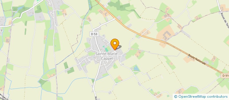 localisation de l'entreprise MONSIEUR LUCAS HUFTIER  SAINTE-MARIE-CAPPEL