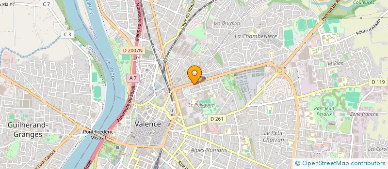 localisation de l'entreprise MONSIEUR LUCAS HUMBERT à VALENCE