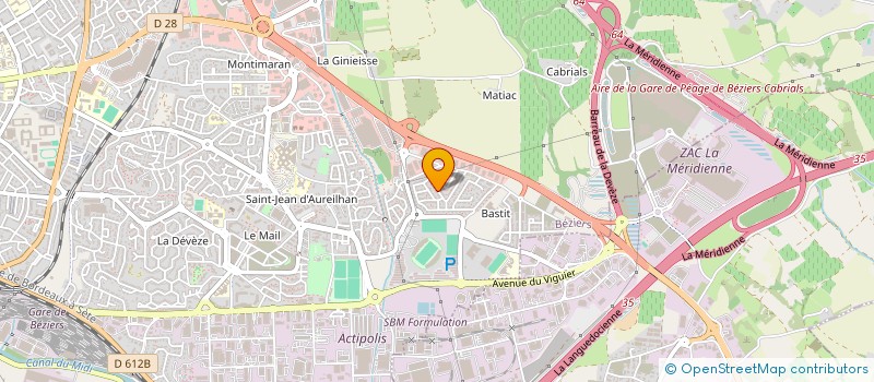 localisation de l'entreprise MONSIEUR LUCAS IANNANTUONO  BEZIERS