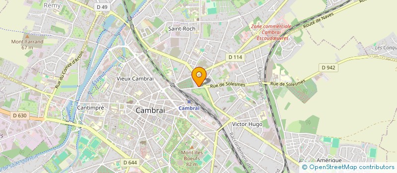 localisation de l'entreprise MONSIEUR LUCAS JACQUET  CAMBRAI