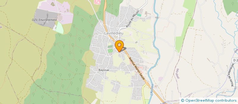localisation de l'entreprise MONSIEUR LUCAS JAMAS  LAVILLEDIEU