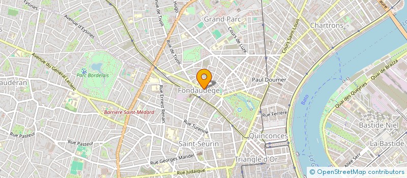 localisation de l'entreprise MONSIEUR LUCAS JAMMES  BORDEAUX