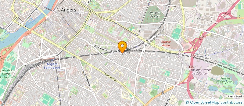 localisation de l'entreprise MONSIEUR LUCAS JANEAU à ANGERS
