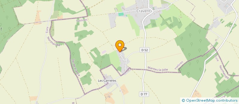 localisation de l'entreprise MONSIEUR LUCAS JEAN BAPTISTE  CRAVENT