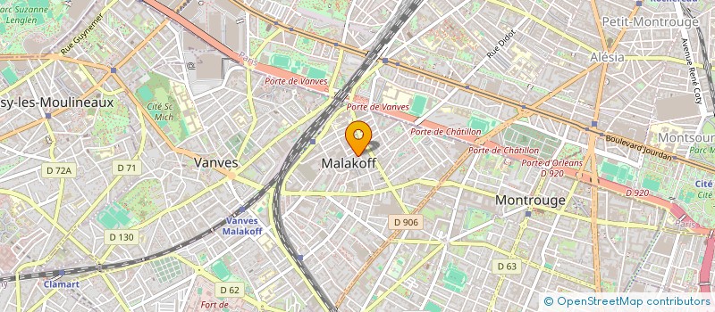 localisation de l'entreprise MONSIEUR LUCAS JOLY  MALAKOFF