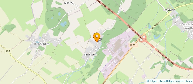 localisation de l'entreprise MONSIEUR LUCAS JOUAN  AUNEUIL