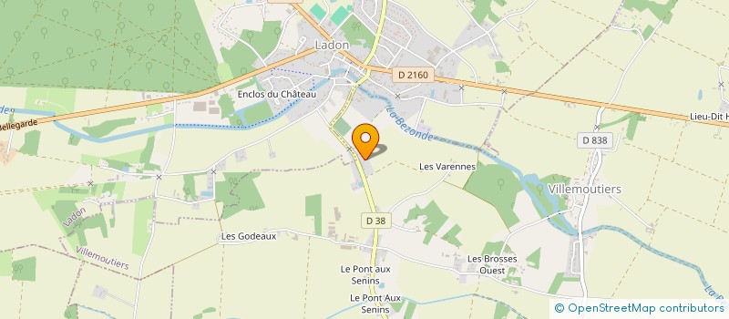 localisation de l'entreprise MONSIEUR LUCAS JOUDIOU à OUZOUER-SOUS-BELLEGARDE