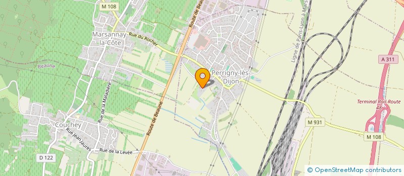 localisation de l'entreprise MONSIEUR LUCAS JOURDAIN  PERRIGNY-LES-DIJON