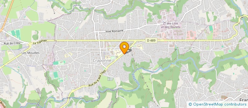 localisation de l'entreprise MONSIEUR LUCAS JUGE  CRAPONNE