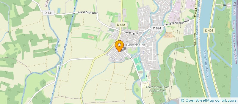 localisation de l'entreprise MONSIEUR LUCAS KANNENGIESER  GERSTHEIM