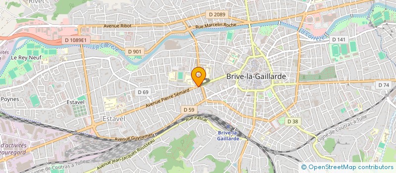 localisation de l'entreprise MONSIEUR LUCAS KULIK  BRIVE-LA-GAILLARDE