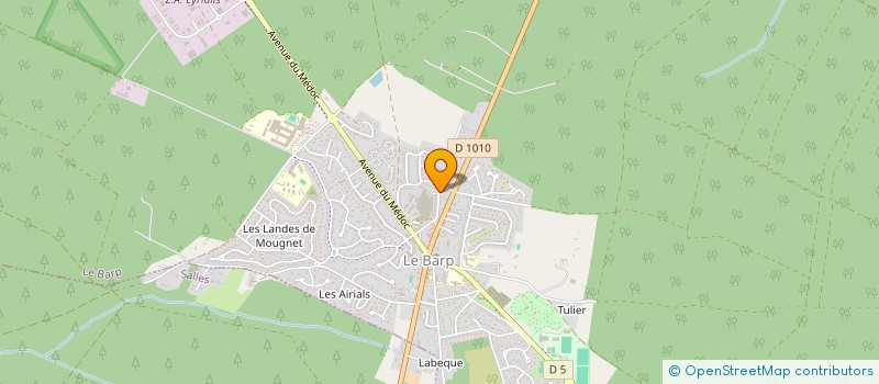 localisation de l'entreprise MONSIEUR LUCAS LABROUSSE  LE BARP