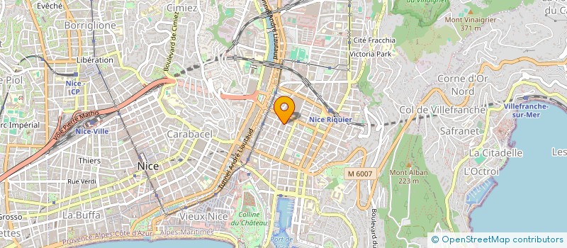 localisation de l'entreprise MONSIEUR LUCAS LACHEGAR  NICE