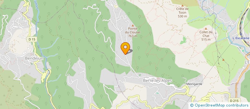 localisation de l'entreprise MONSIEUR LUCAS LACOSTE  BERRE-LES-ALPES