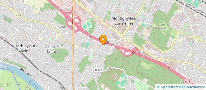 localisation de l'entreprise MONSIEUR LUCAS LACOUTURE  MONTIGNY-LES-CORMEILLES