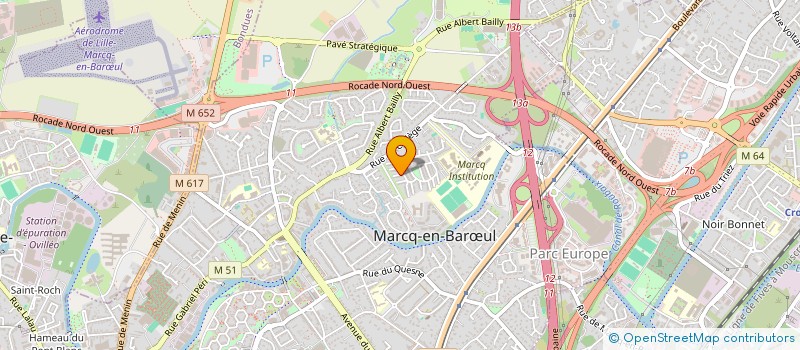 localisation de l'entreprise MONSIEUR LUCAS LACROIX à MARCQ-EN-BARŒUL