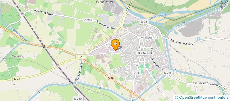 localisation de l'entreprise MONSIEUR LUCAS LAFFORE  MALLEMORT