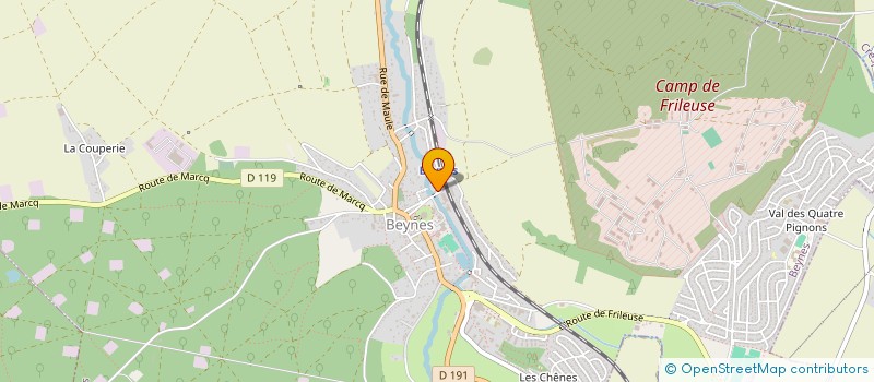 localisation de l'entreprise MONSIEUR LUCAS LAGASSIE  BEYNES