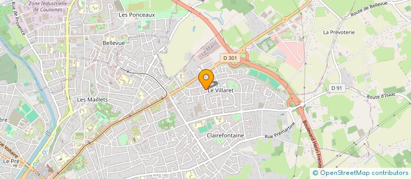 localisation de l'entreprise MONSIEUR LUCAS LALANDE  LE MANS