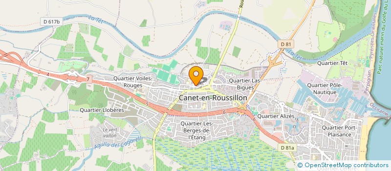 localisation de l'entreprise MONSIEUR LUCAS LAMOURET  CANET EN ROUSSILLON