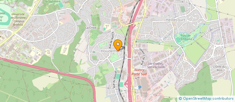 localisation de l'entreprise MONSIEUR LUCAS LAMOURETTE  HOUDEMONT