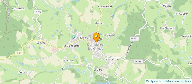 localisation de l'entreprise MONSIEUR LUCAS LANSEUR  DOMPIERRE-LES-ORMES