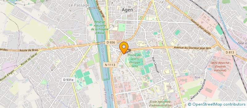 localisation de l'entreprise MONSIEUR LUCAS LAPORTE  GEVEZE