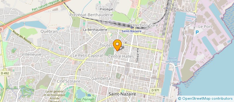 localisation de l'entreprise MONSIEUR LUCAS LARGERON à SAINT-NAZAIRE