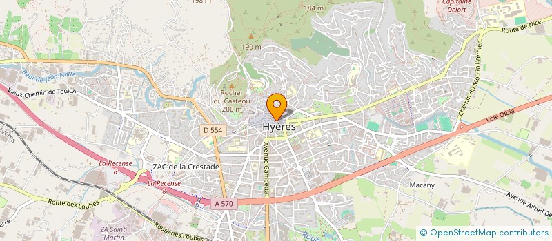 localisation de l'entreprise MONSIEUR LUCAS LARRIBAUD  HYERES