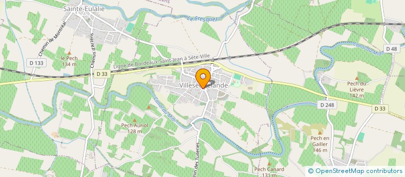 localisation de l'entreprise MONSIEUR LUCAS LASZLO  VILLESEQUELANDE