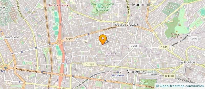 localisation de l'entreprise MONSIEUR LUCAS LAURENT à MONTREUIL