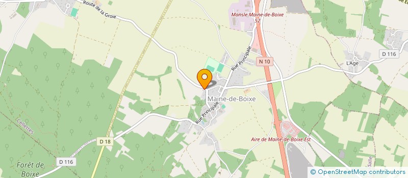 localisation de l'entreprise MONSIEUR LUCAS LAVILLE  MAINE-DE-BOIXE