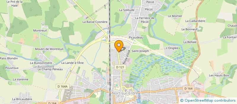 localisation de l'entreprise MONSIEUR LUCAS LE BORGNE à NORT-SUR-ERDRE