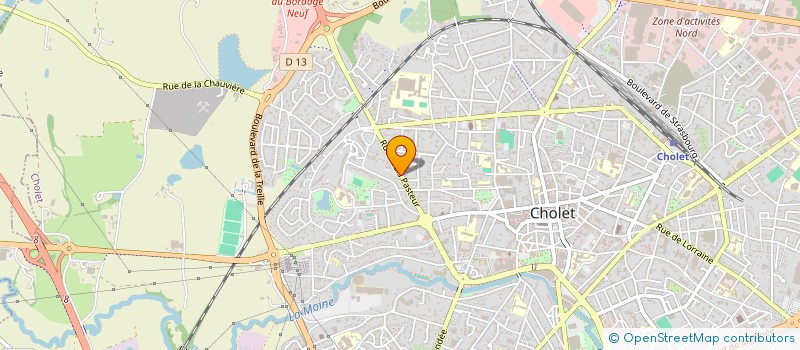 localisation de l'entreprise MONSIEUR LUCAS LE FALHER à CHOLET
