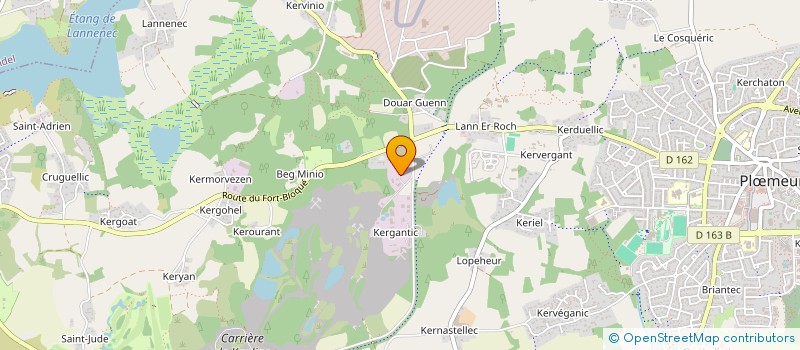 localisation de l'entreprise MONSIEUR LUCAS LE GOFF  PLOEMEUR