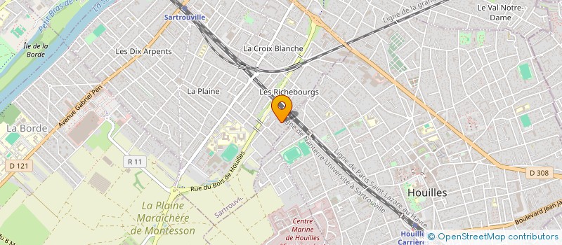 localisation de l'entreprise MONSIEUR LUCAS LEBOUT  SARTROUVILLE