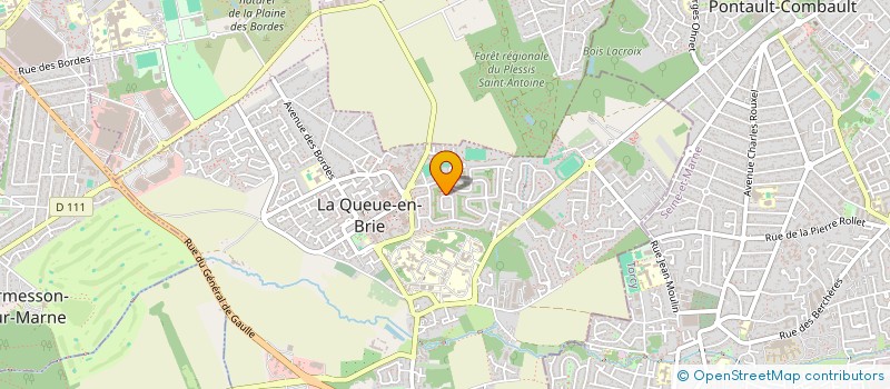 localisation de l'entreprise MONSIEUR LUCAS LEBRETON NGUYEN  LA QUEUE-EN-BRIE