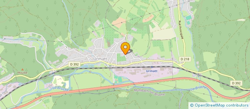 localisation de l'entreprise MONSIEUR LUCAS LECLERC  URMATT