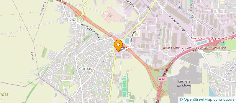 localisation de l'entreprise MONSIEUR LUCAS LEFAURE EKONGOLO à CORBAS