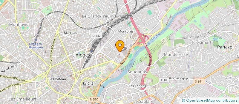 localisation de l'entreprise MONSIEUR LUCAS LEFEBVRE DE LADONCHAMPS à LIMOGES