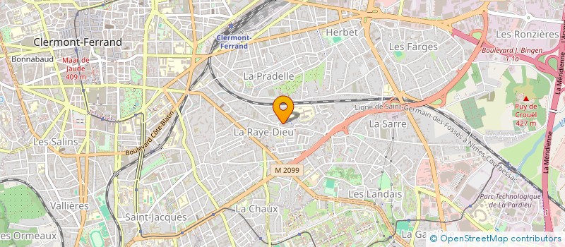 localisation de l'entreprise MONSIEUR LUCAS LEFEVRE  CLERMONT-FERRAND